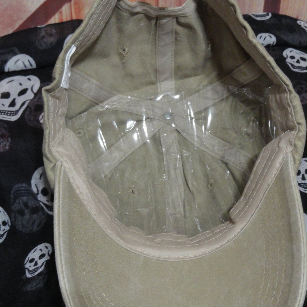 S%&T Show Supervisor khaki cotton ball cap~heat pressed~NWOT - Picture 5 of 6